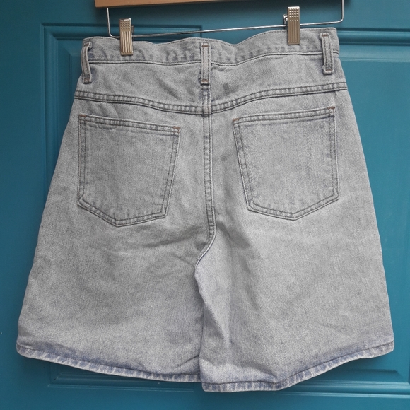 Vintage High Waisted Jean Shorts Slouch Curvy Retro 1980s VTG 90s Size 30W - Picture 13 of 16